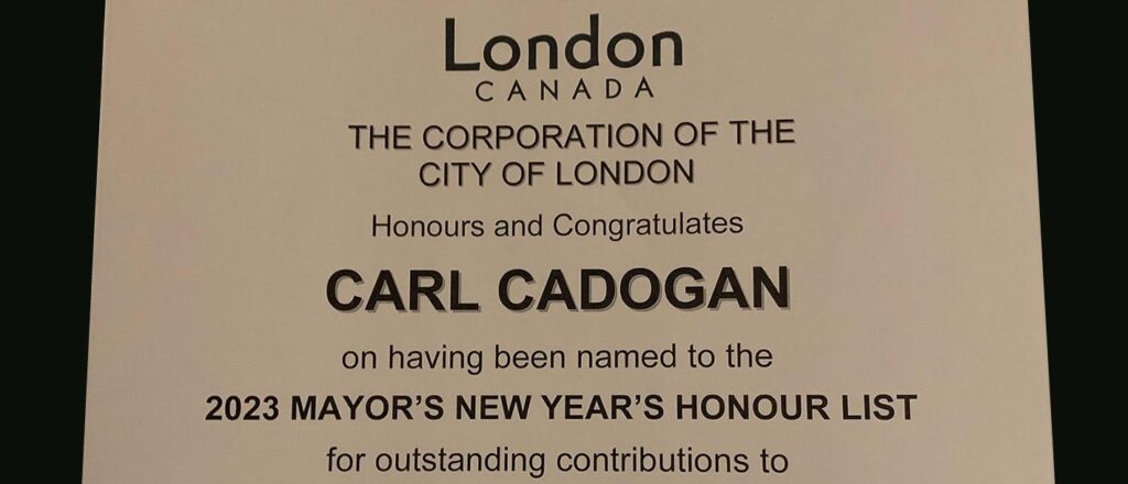 Carl Cadogan Named to Mayor’s List