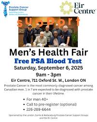 Eir Centre men's health poster
